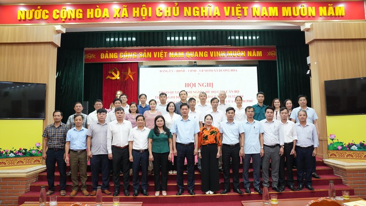 Đảng uỷ - HĐND – UBND – UB MTTQ xã trao Quyết định nghỉ chế độ theo Nghị định 178 của Chính phủ - Ảnh 9.
