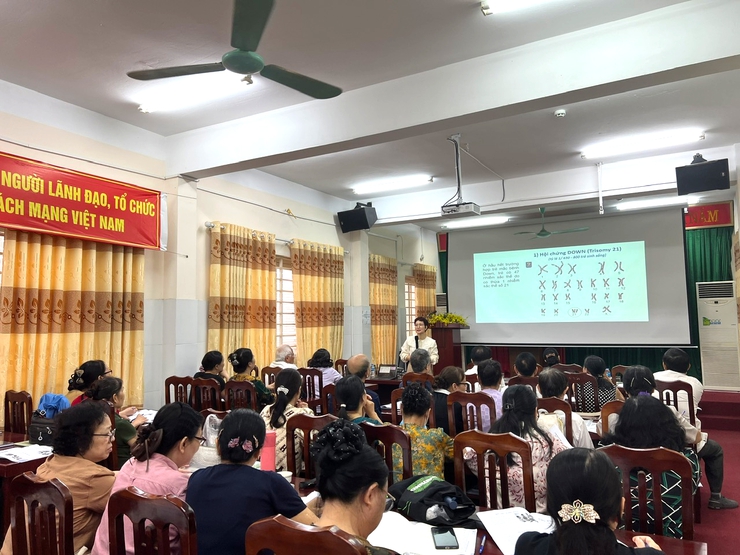 218 CTV Dân số được tập huấn kiến thức, kỹ năng về sàng lọc trước sinh và sơ sinh - Ảnh 1.