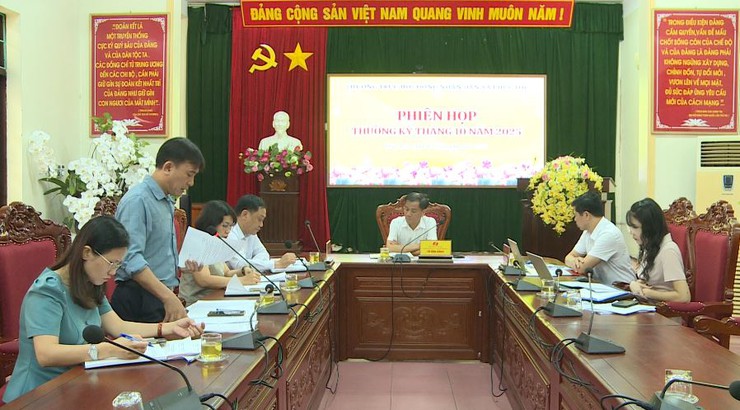 Thường trực HĐND xã Phúc Lộc tổ chức phiên họp thường kỳ tháng 10 năm 2025- Ảnh 4.