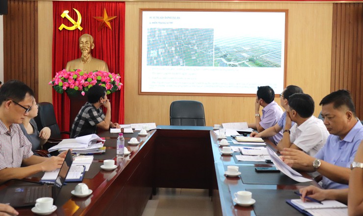 Bát Tràng thẩm định quy hoạch tổng mặt bằng, tỷ lệ 1/500 dự án: Xây dựng mới trạm 220V Long Biên 2 và đường dây đấu nối- Ảnh 1.