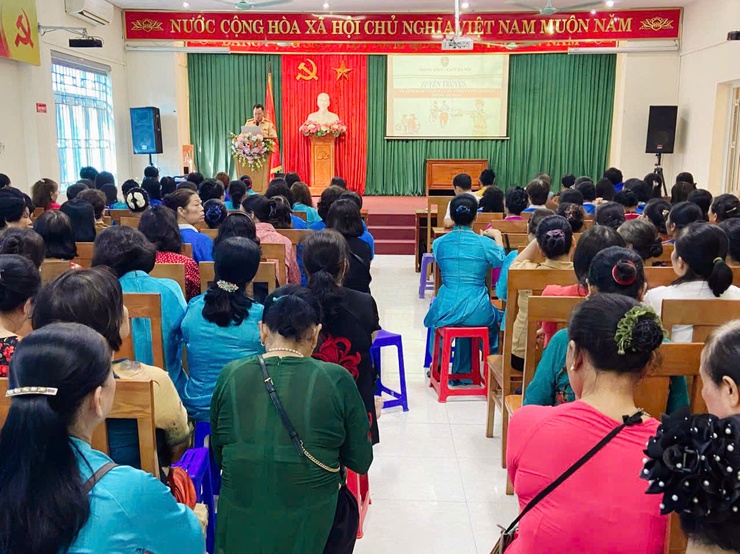 Phường Thanh Liệt: Hơn 200 cán bộ, hội viên tham dự hội nghị tuyên truyền Luật giao thông năm 2024- Ảnh 2.