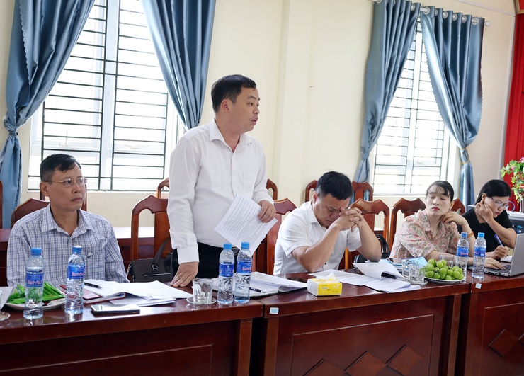 Ban Kinh tế - Ngân sách HĐND xã giám sát việc chấp hành pháp luật trong công tác tổ chức thực hiện thu và sử dụng các khoản thu tại trường Tiểu học Xuân Mai A- Ảnh 8.