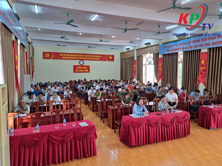 UBND xã Kiều Phú tổ chức hội nghị tập huấn, tuyên truyền nâng cao nhận thức về phòng, chống tệ nạn mại dâm năm 2025- Ảnh 1.