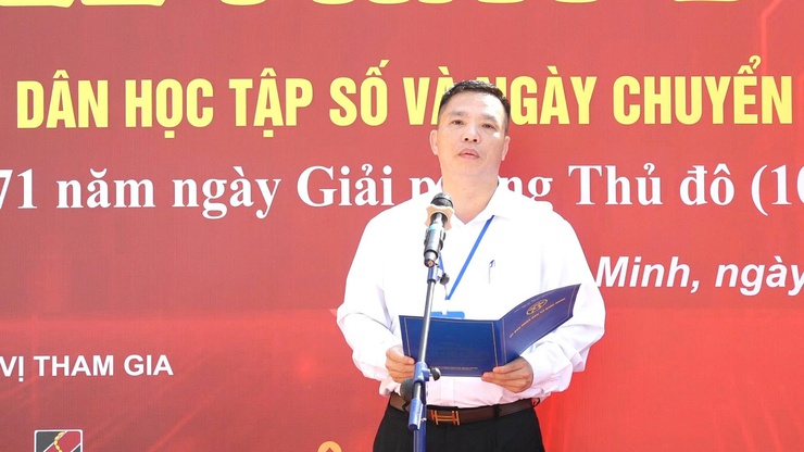 Lễ phát động ngày hội toàn dân học tập số và ngày chuyển đổi số quốc gia năm 2025; kỷ niệm 71 năm ngày giải phóng thủ đô( 10/10/1954-10/10/2025)- Ảnh 5.