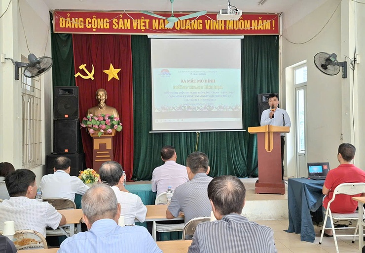 Tổ dân phố số 1 phường Long Biên ra mắt mô hình “Sáng – Xanh – Sạch – Đẹp”- Ảnh 3.