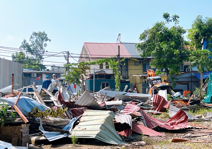 Phường Thanh Liệt ra quân cưỡng chế các công trình vi phạm- Ảnh 4.