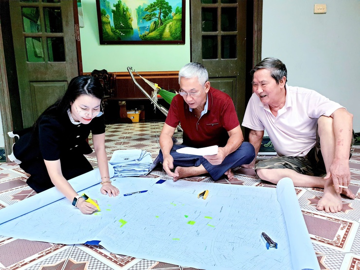 Tổ dân phố 5, phường Phú Lương cơ bản hoàn thành 100% chỉ tiêu chiến dịch làm giàu, làm sạch cơ sở dữ liệu quốc gia về đất đai.- Ảnh 2.