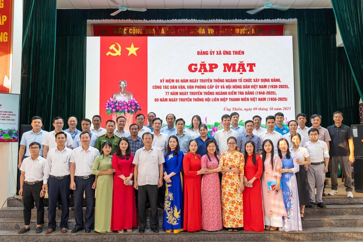 Kỷ niệm 95 năm ngày truyền thống ngành tổ chức xây dựng Đảng, công tác dân vận, Văn phòng cấp ủy và Hội nông dân Việt Nam, 77 năm ngày truyền thống ngành kiểm tra Đảng, 69 năm ngày truyền thống Hội Liên hiệp thanh niên Việt Nam- Ảnh 8.
