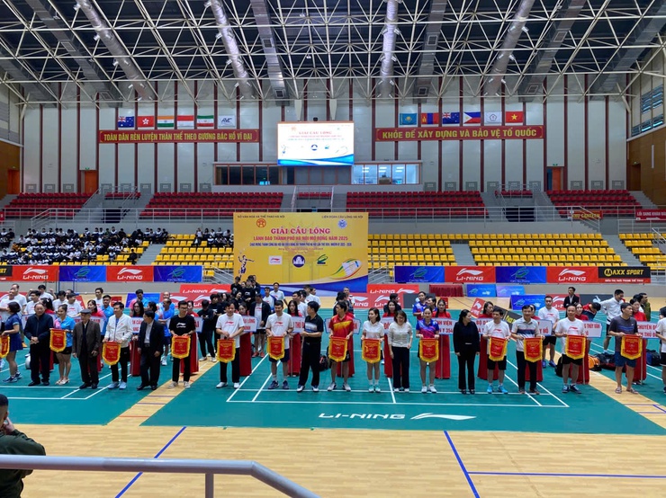 KHAI MẠC GIẢI CẦU LÔNG LÃNH ĐẠO THÀNH PHỐ HÀ NỘI
 MỞ RỘNG NĂM 2025- Ảnh 4.