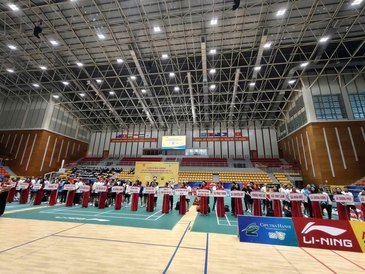 KHAI MẠC GIẢI CẦU LÔNG LÃNH ĐẠO THÀNH PHỐ HÀ NỘI
 MỞ RỘNG NĂM 2025- Ảnh 2.