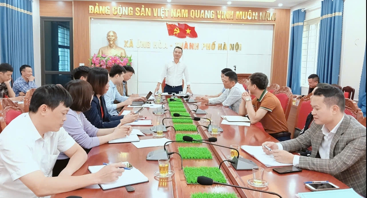 UBND XÃ ỨNG HÒA KIỂM ĐIỂM TIẾN ĐỘ GIẢI NGÂN VÀ GIẢI PHÓNG MẶT BẰNG CÁC DỰ ÁN TRÊN ĐỊA BÀN- Ảnh 1.