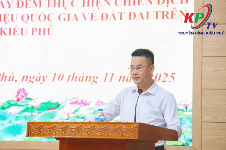 UBND xã Kiều Phú tổ chức hội nghị đánh giá việc triển khai thực hiện tiến độ Chiến dịch “90 ngày đêm làm sạch dữ liệu quốc gia về đất đai”- Ảnh 7.