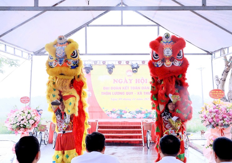 Ngày hội Đại đoàn kết toàn dân tộc thôn Lương Quy – xã Thư Lâm.- Ảnh 1.