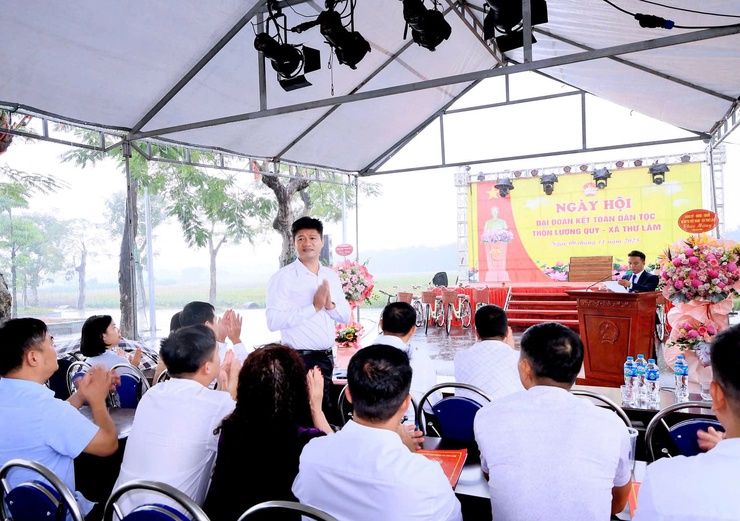 Ngày hội Đại đoàn kết toàn dân tộc thôn Lương Quy – xã Thư Lâm.- Ảnh 4.