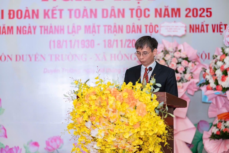 XÃ HỒNG VÂN TƯNG BỪNG NGÀY HỘI ĐẠI ĐOÀN KẾT TOÀN DÂN TỘC NĂM 2025 HƯỚNG TỚI KỶ NIỆM 95 NĂM NGÀY TRUYỀN THỐNG MẶT TRẬN TỔ QUỐC VIỆT NAM (18/11/1930-18/11/2025)- Ảnh 7.