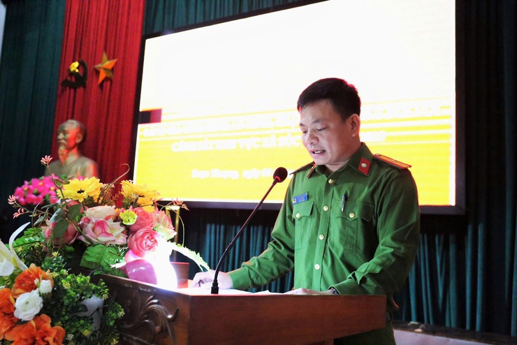 SÓC SƠN TỔ CHỨC HỘI NGHỊ CÔNG AN XÃ LẮNG NGHE Ý KIẾN NHÂN DÂN- Ảnh 2.