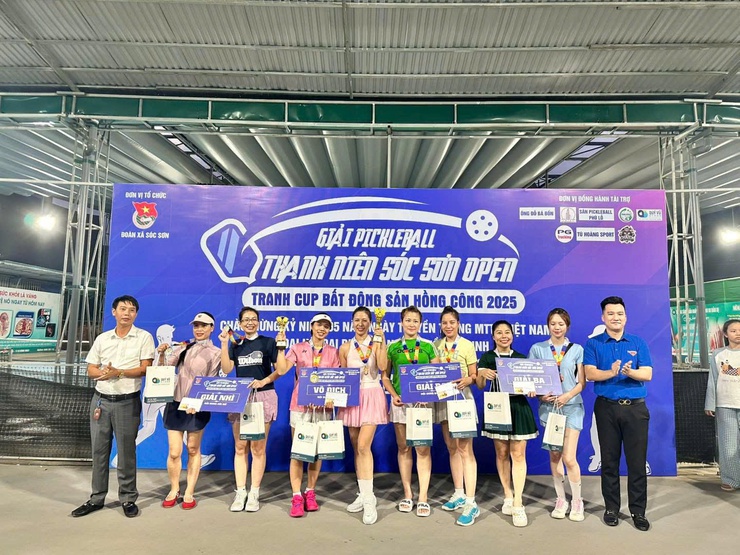SÔI ĐỘNG GIẢI PICKLEBALL THANH NIÊN SÓC SƠN MỞ RỘNG – TRANH CÚP BẤT ĐỘNG SẢN HỒNG CÔNG LẦN THỨ I NĂM 2025- Ảnh 8.