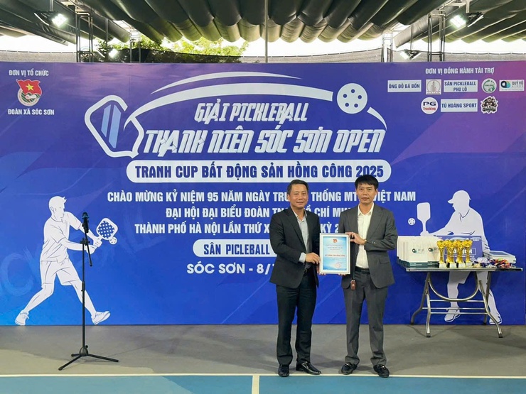 SÔI ĐỘNG GIẢI PICKLEBALL THANH NIÊN SÓC SƠN MỞ RỘNG – TRANH CÚP BẤT ĐỘNG SẢN HỒNG CÔNG LẦN THỨ I NĂM 2025- Ảnh 2.