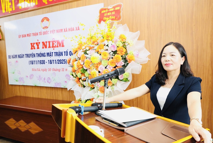 UBMTTQ xã Hòa Xá tổ chức kỷ niệm 95 năm ngày truyền thống MTTQ Việt Nam và phát động phong trào thi đua chào mừng Đại hội Đảng toàn quốc lần thứ XIV- Ảnh 6.