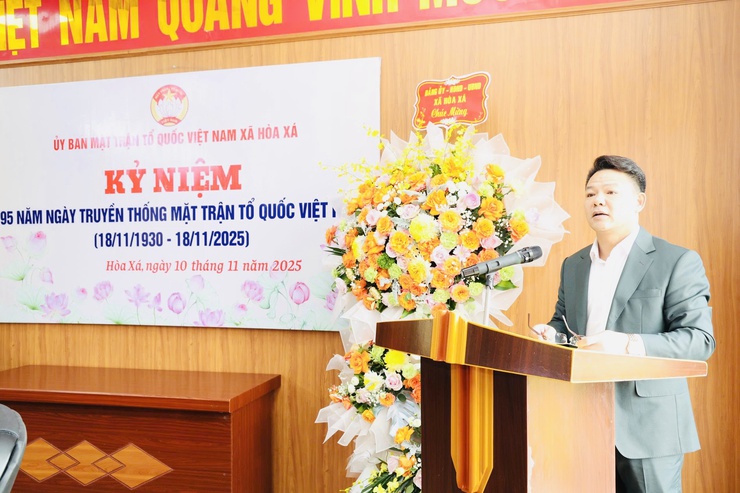 UBMTTQ xã Hòa Xá tổ chức kỷ niệm 95 năm ngày truyền thống MTTQ Việt Nam và phát động phong trào thi đua chào mừng Đại hội Đảng toàn quốc lần thứ XIV- Ảnh 5.