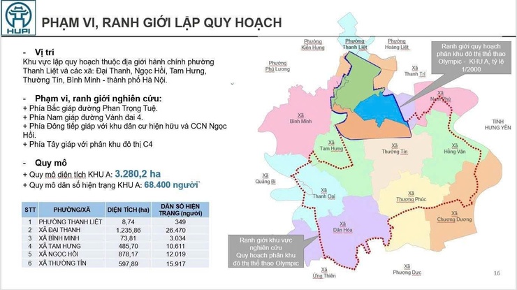 UBND Phường Thanh Liệt: Công khai hồ sơ quy hoạch, lấy ý kiến cộng đồng dân cư có liên quan đối với Quy hoạch phân khu đô thị thể thao Olympic - Khu A , tỷ lệ 1/2000- Ảnh 4.