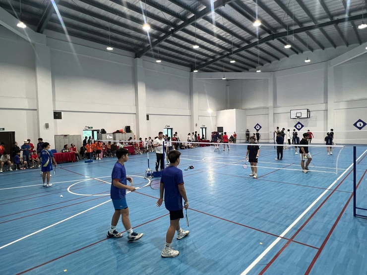 Giải Cầu lông Học sinh phường Tây Mỗ- Ảnh 1.