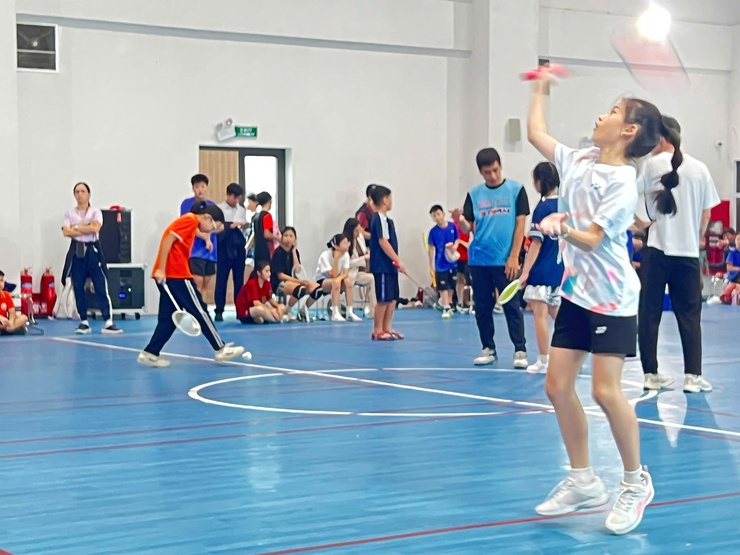 Giải Cầu lông Học sinh phường Tây Mỗ- Ảnh 2.