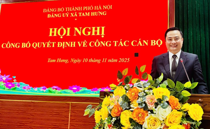 Đảng ủy xã Tam Hưng công bố Quyết định về công tác cán bộ- Ảnh 4.