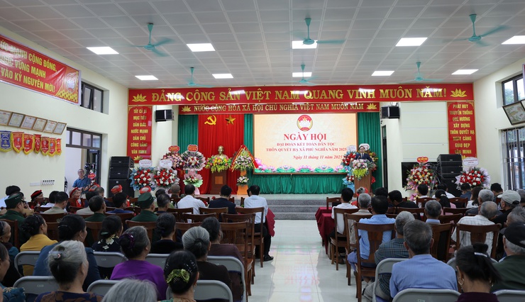 Rộn ràng ngày hội Đại đoàn kết toàn dân tộc tại thôn Quyết Hạ- Ảnh 10.