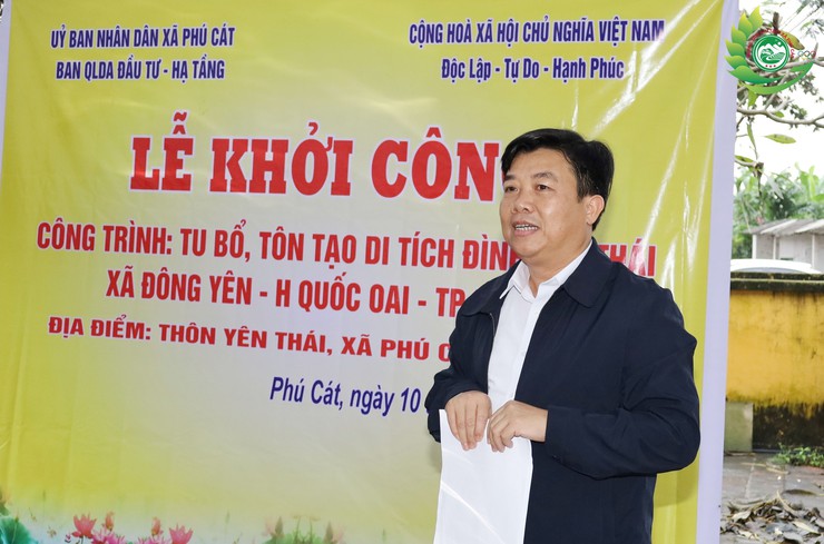 Phú Cát khởi công dự án tu bổ, tôn tạo di tích đình Yên Thái- Ảnh 4.