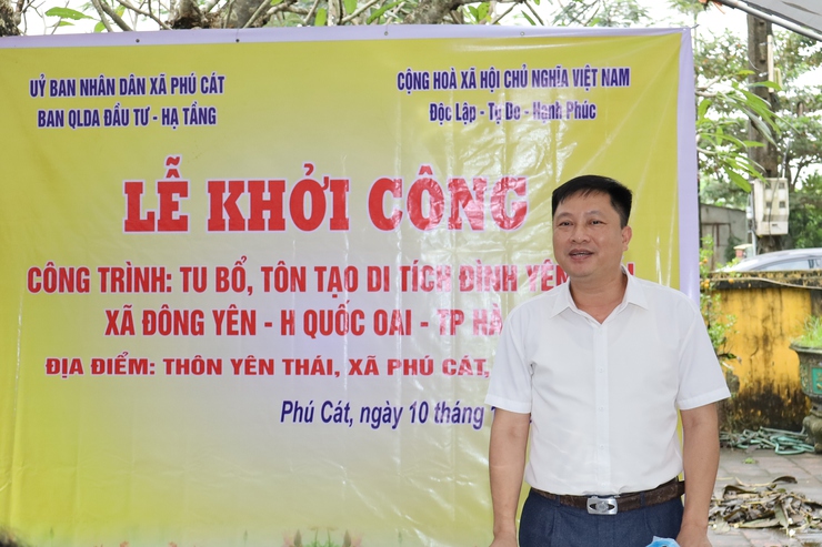 Phú Cát khởi công dự án tu bổ, tôn tạo di tích đình Yên Thái- Ảnh 9.