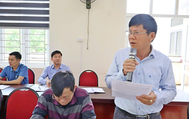 Đảng ủy xã Đoài Phương lấy ý kiến góp ý vào dự thảo các văn kiện trình Đại hội đại biểu toàn quốc lần thứ XIV của Đảng- Ảnh 2.