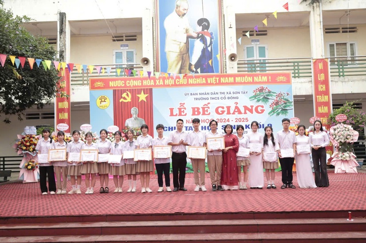 Trường THCS Cổ Đông thi đua “Dạy tốt, học tốt”- Ảnh 3.