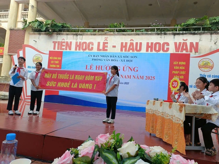 TRƯỜNG THCS MAI ĐÌNH HƯỞNG ỨNG NGÀY PHÁP LUẬT NƯỚC CỘNG HÒA XÃ HỘI CHỦ NGHĨA VIỆT NAM- Ảnh 4.