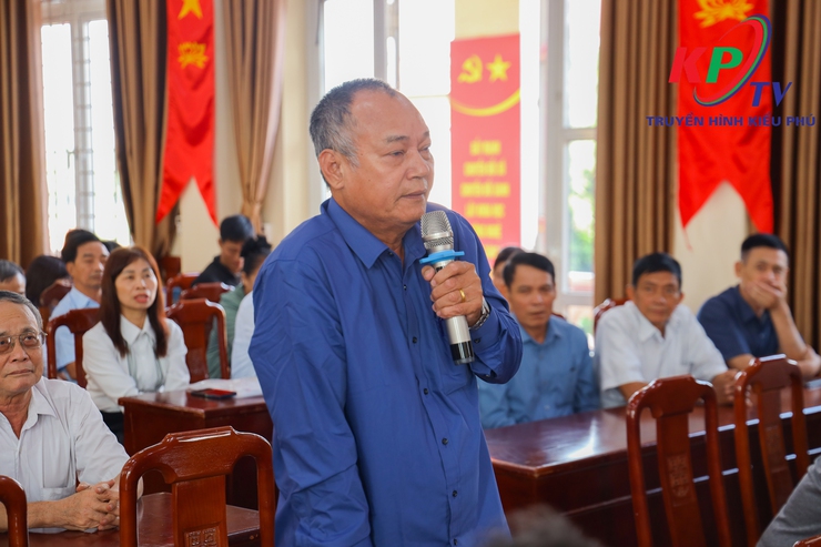 Xã Kiều Phú tổ chức hội nghị đối thoại giữa người đứng đầu cấp ủy, chính quyền với cán bộ, hội viên nông dân năm 2025- Ảnh 5.