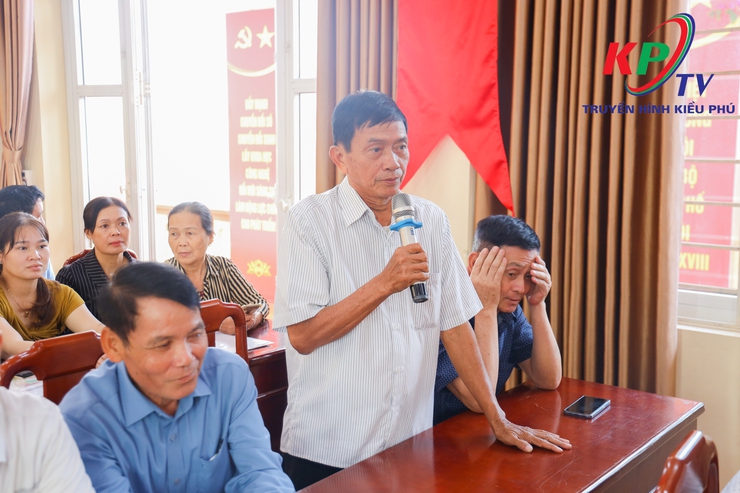 Xã Kiều Phú tổ chức hội nghị đối thoại giữa người đứng đầu cấp ủy, chính quyền với cán bộ, hội viên nông dân năm 2025- Ảnh 11.