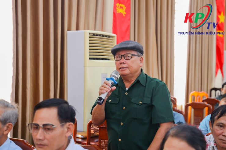 Xã Kiều Phú tổ chức hội nghị đối thoại giữa người đứng đầu cấp ủy, chính quyền với cán bộ, hội viên nông dân năm 2025- Ảnh 8.