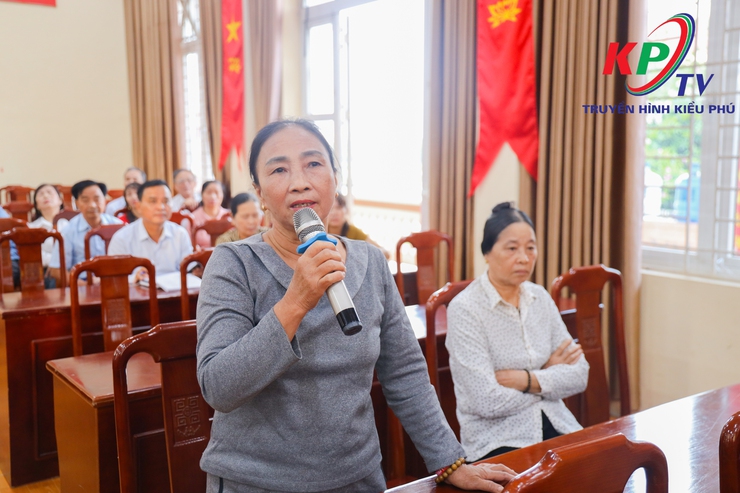 Xã Kiều Phú tổ chức hội nghị đối thoại giữa người đứng đầu cấp ủy, chính quyền với cán bộ, hội viên nông dân năm 2025- Ảnh 9.