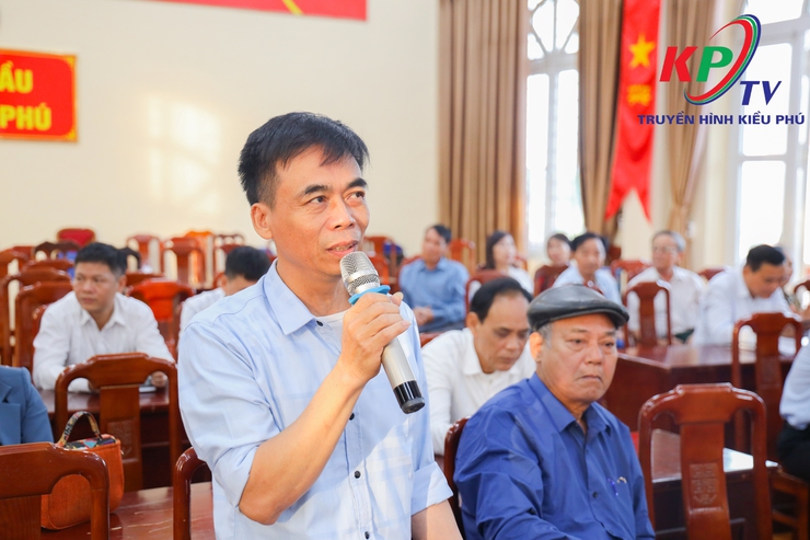 Xã Kiều Phú tổ chức hội nghị đối thoại giữa người đứng đầu cấp ủy, chính quyền với cán bộ, hội viên nông dân năm 2025- Ảnh 6.