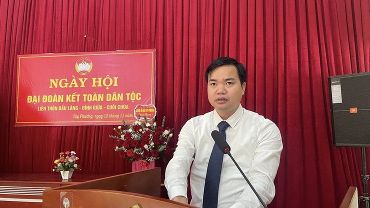 LIÊN THÔN ĐẦU LÀNG - ĐÌNH GIỮA - CUỐI CHÙA XÃ TÂY PHƯƠNG TỔ CHỨC NGÀY HỘI  ĐOÀN KẾT TOÀN DÂN TỘC- Ảnh 3.