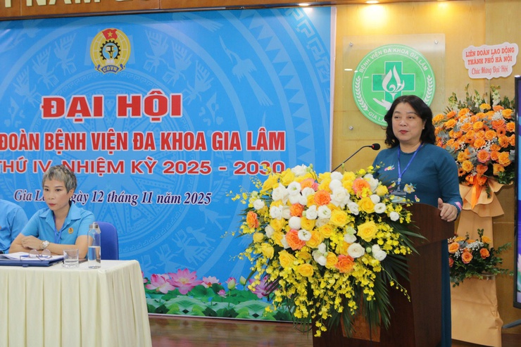 Công đoàn Bệnh viện đa khoa Gia Lâm: Phát huy tinh thần đoàn kết, đổi mới vì người lao động- Ảnh 3.