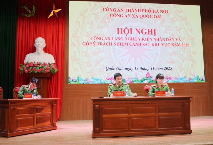 Công an xã Quốc Oai: Lắng nghe ý kiến Nhân dân để xây dựng Công an xã “gương mẫu, trách nhiệm, vì Nhân dân phục vụ- Ảnh 3.