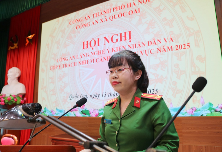 Công an xã Quốc Oai: Lắng nghe ý kiến Nhân dân để xây dựng Công an xã “gương mẫu, trách nhiệm, vì Nhân dân phục vụ- Ảnh 5.