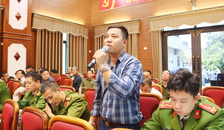 Công an xã Quốc Oai: Lắng nghe ý kiến Nhân dân để xây dựng Công an xã “gương mẫu, trách nhiệm, vì Nhân dân phục vụ- Ảnh 7.