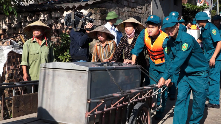 XÃ DÂN HÒA TỔ CHỨC DIỄN TẬP XỬ LÝ MỘT SỐ TÌNH HUỐNG, NÂNG CAO TÍNH CHỦ ĐỘNG TRONG CÔNG TÁC PHÒNG, CHỐNG THIÊN TAI CẤP XÃ- Ảnh 14.