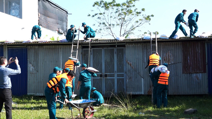 XÃ DÂN HÒA TỔ CHỨC DIỄN TẬP XỬ LÝ MỘT SỐ TÌNH HUỐNG, NÂNG CAO TÍNH CHỦ ĐỘNG TRONG CÔNG TÁC PHÒNG, CHỐNG THIÊN TAI CẤP XÃ- Ảnh 16.