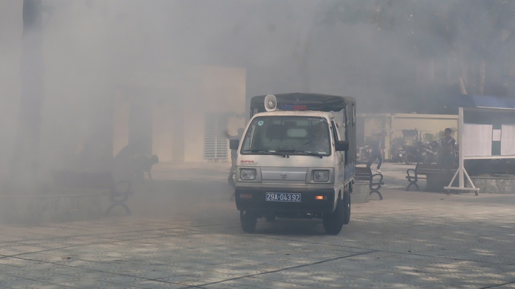 Hợp luyện diễn tập chữa cháy – cứu nạn, cứu hộ tại trường THCS Thái Thịnh- Ảnh 13.