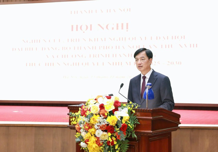 Xã Thạch Thất tổ chức tiếp sóng Hội nghị nghiên cứu, học tập, quán triệt, tuyên tuyền, triển khai thực hiện Nghị quyết Đại hội Đảng bộ thành phố Hà Nội lần thứ XVIII, nhiệm kỳ 2025 – 2030- Ảnh 4.