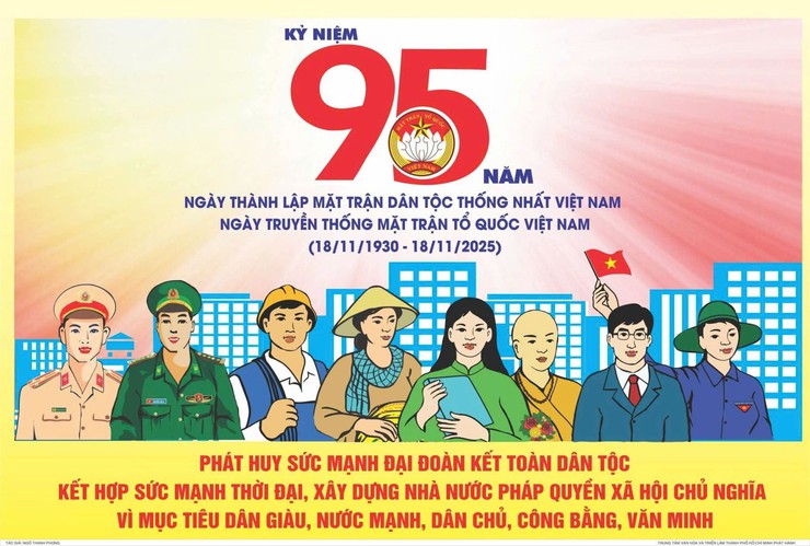 CHÀO MỪNG KỶ NIỆM 95 NĂM NGÀY TRUYỀN THỐNG MẶT TRẬN TỔ QUỐC VIỆT NAM VÀ NGÀY HỘI ĐẠI ĐOÀN KẾT TOÀN DÂN TỘC (18/11/1930 – 18/11/2025)- Ảnh 1.