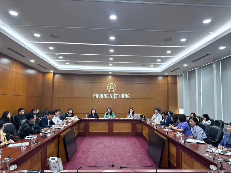 UBND phường Việt Hưng tổ chức hội nghị đánh giá năng lực của 04 đơn vị đăng ký cung cấp dịch vụ căng tin trong trường học- Ảnh 1.